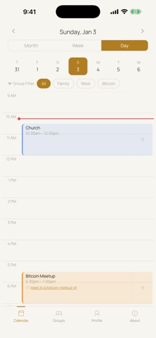 PearCal: P2P Calendar screenshot