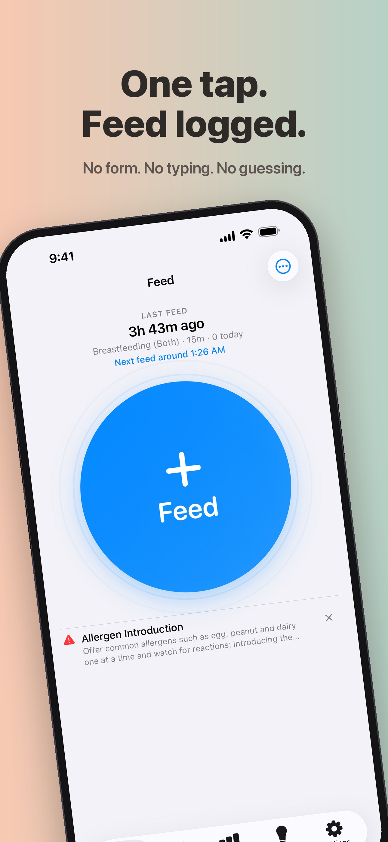 Screenshot 1 of FeedKit: Baby Feeding Log