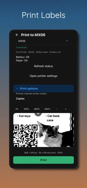 Link2Label - Label Maker screenshot 2