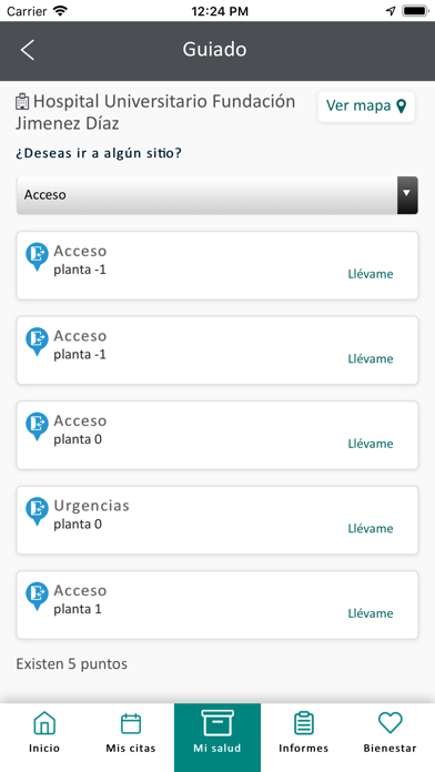 Fundación Jimenez Díaz Screenshot