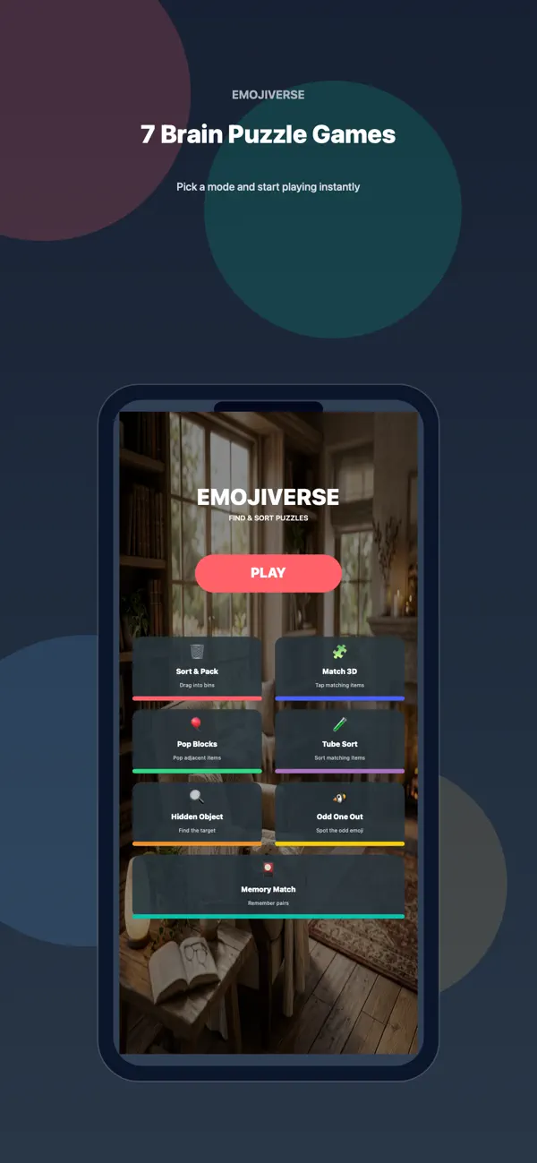 Screenshot #1 pour Emojiverse: Find & Sort