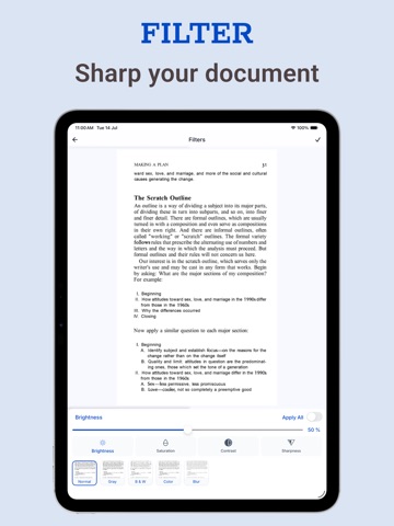ScanEase : AI PDF Scanner iPad screenshot