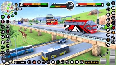 3D Bus Driving Simulator Game Screenshot