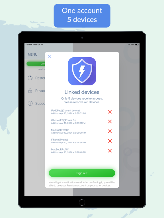 Speed VPN: Turbo Fast Proxy iPad screenshot 4 - Utilities app