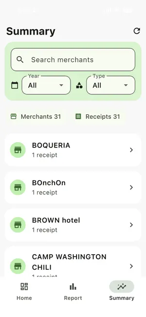 Receipt Pilot: Expense Tracker screenshot 1