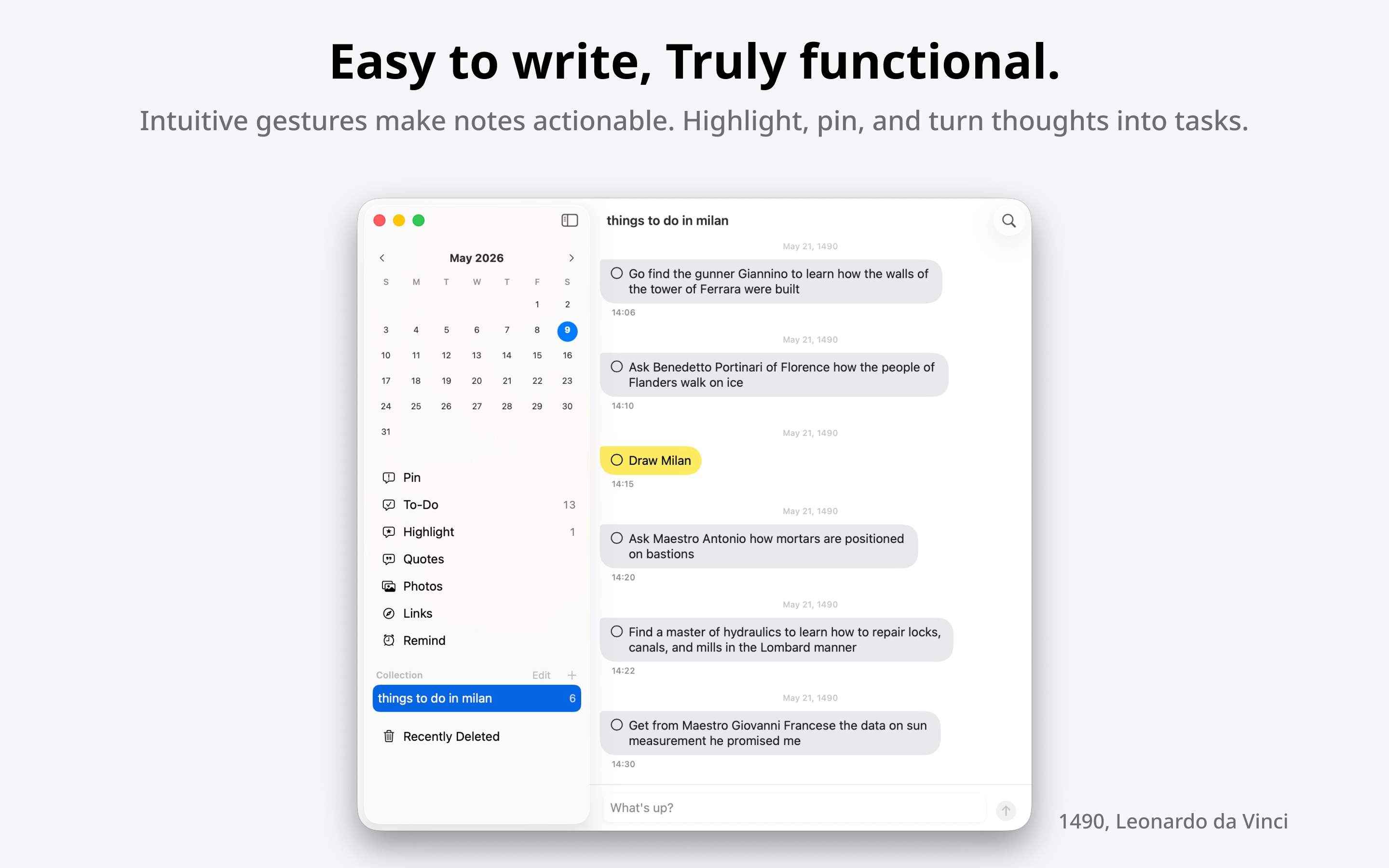 mynd - Chat-Style Journal