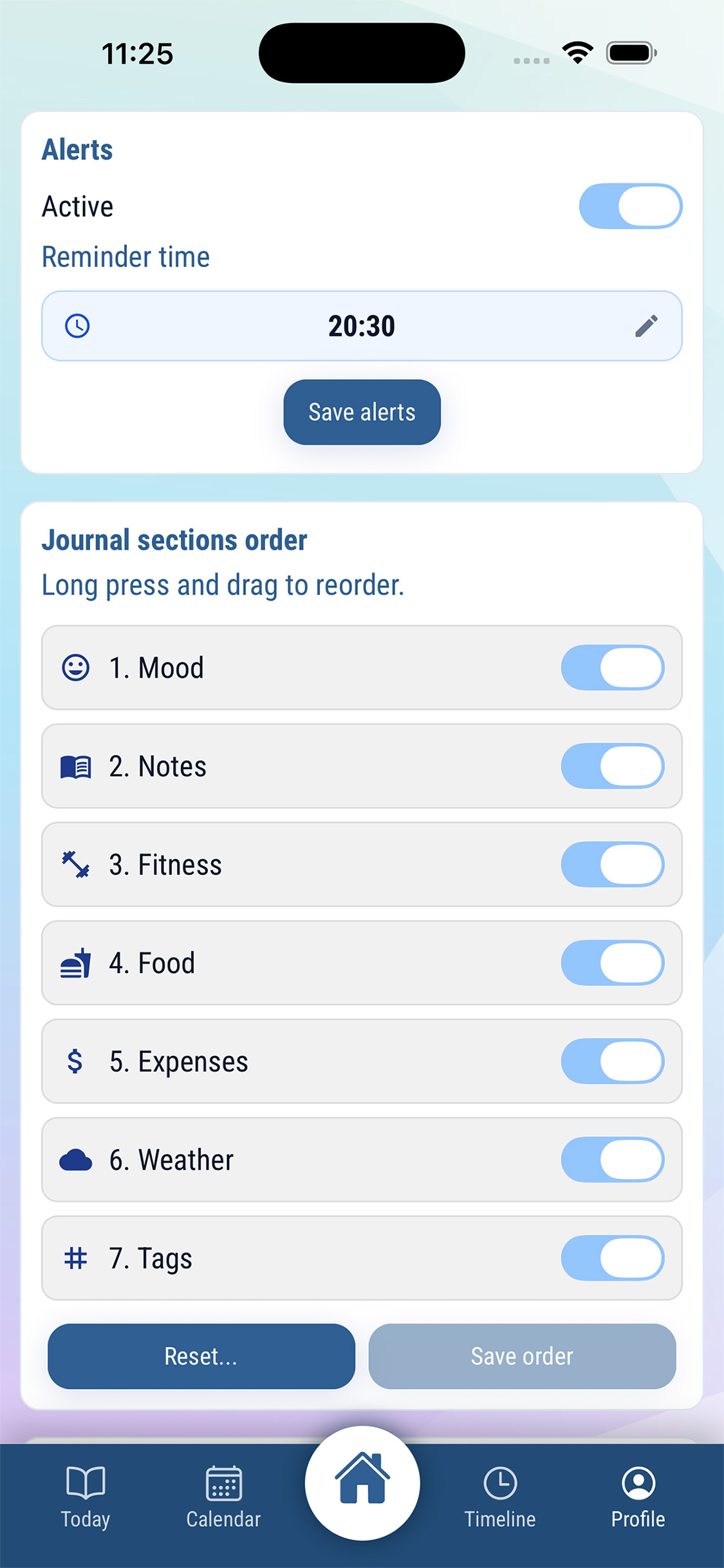 Your journal Daylio screenshot 10