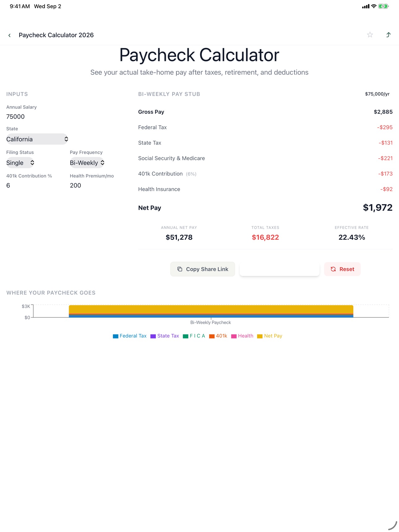 Screenshot 8 of LifeCalc: Financial Calculator