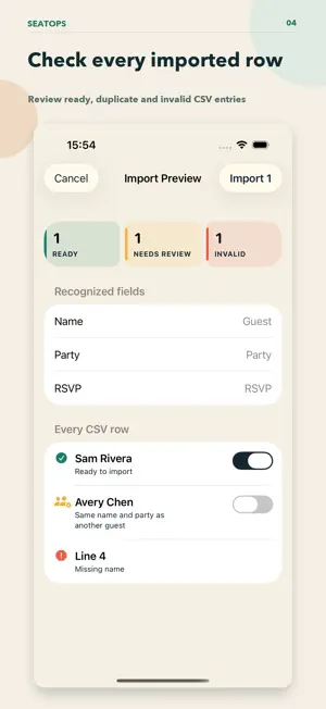SeatOps: Wedding Seating Chart screenshot 4