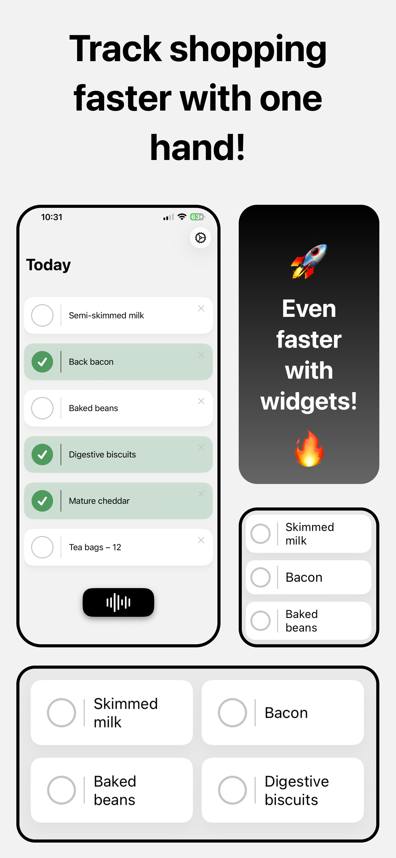 Shopping list maker - Voice! screenshot 4