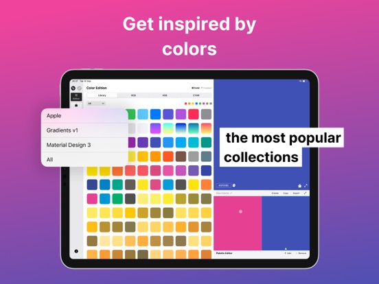 ColorStudio: Palette Generator iPad screenshot 2 - Graphics & Design app