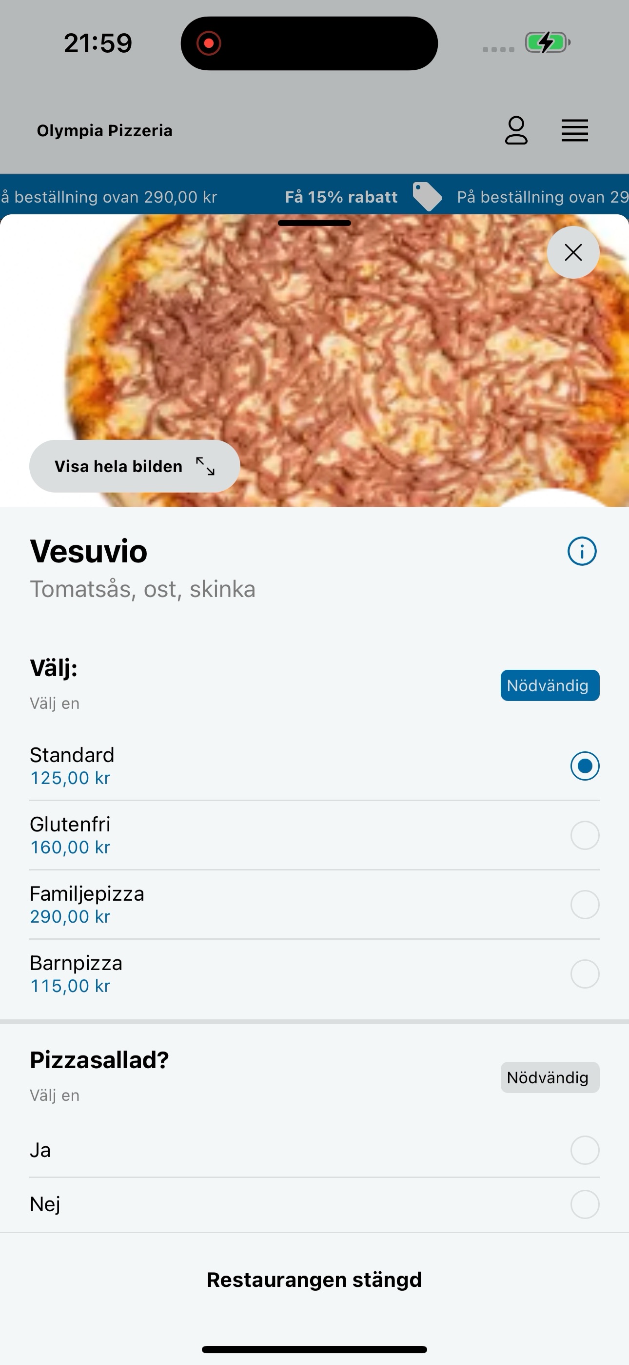 Screenshot 7 of Olympia Pizzeria & Restaurang