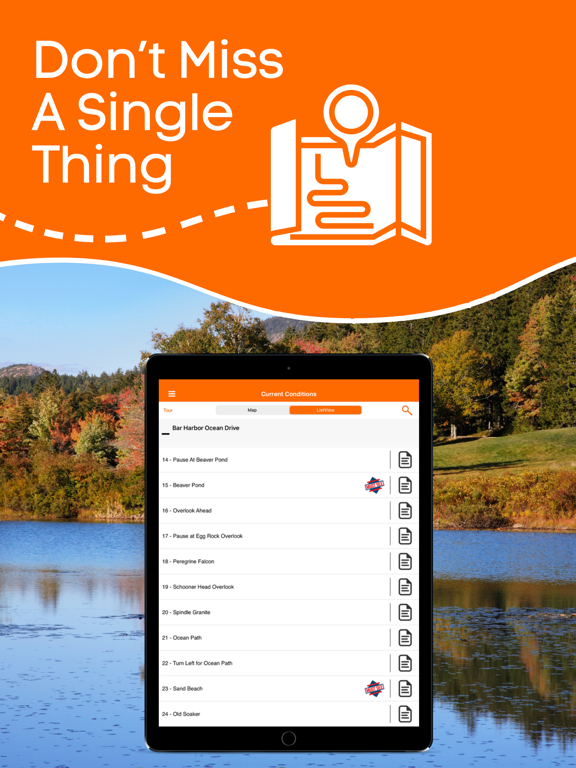 Acadia National Park GPS Guide iPad screenshot 5 - Travel app