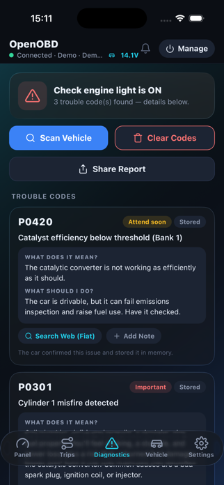 OpenOBD Screenshot 4 of 6