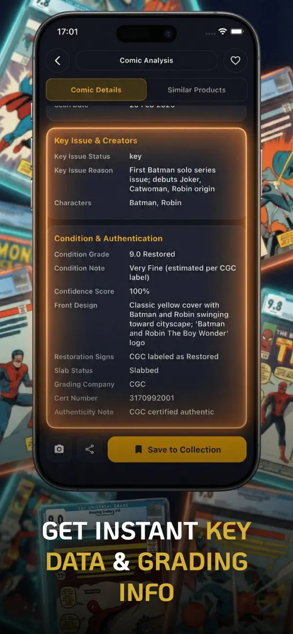 #5. Identify Comic Book : Value (iOS) di: BASAK GEDIK