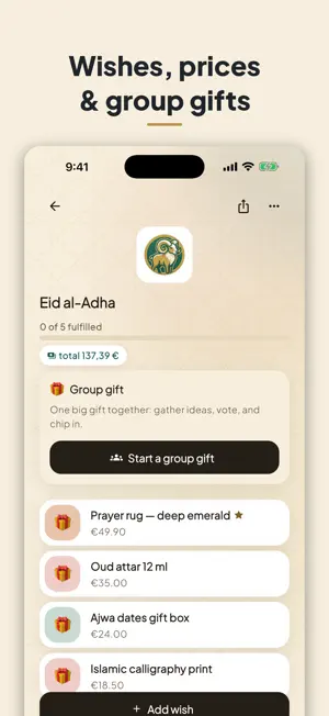 Hadiyah: Eid Gifts & Wishlist screenshot 2