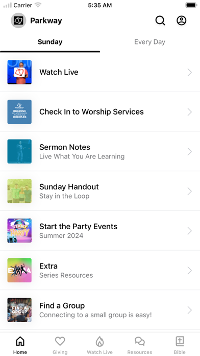 The Parkway Church Screenshot