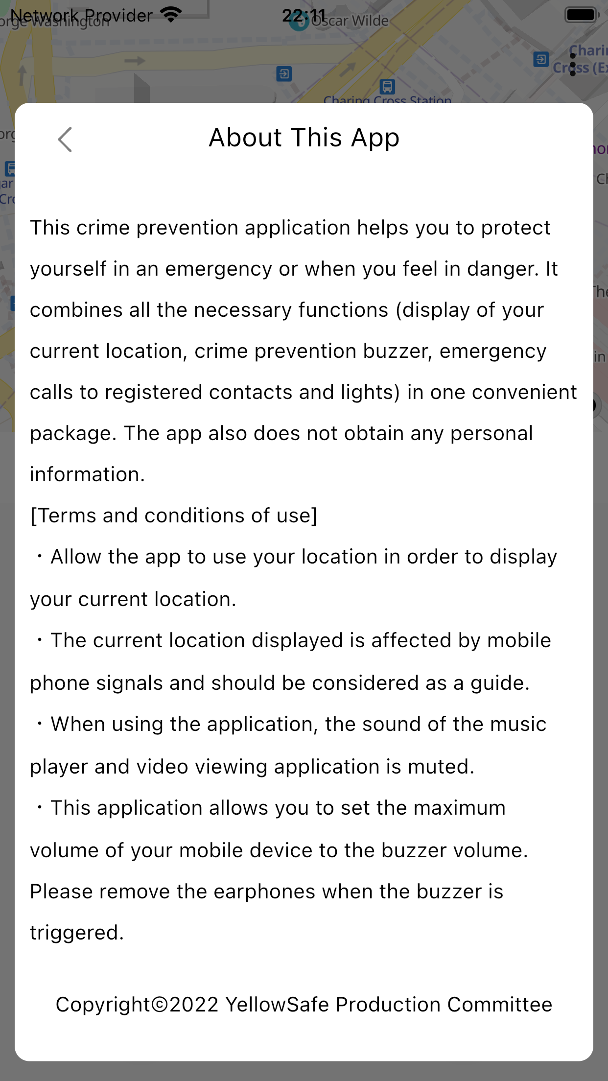 YellowSafe Lite -against crime