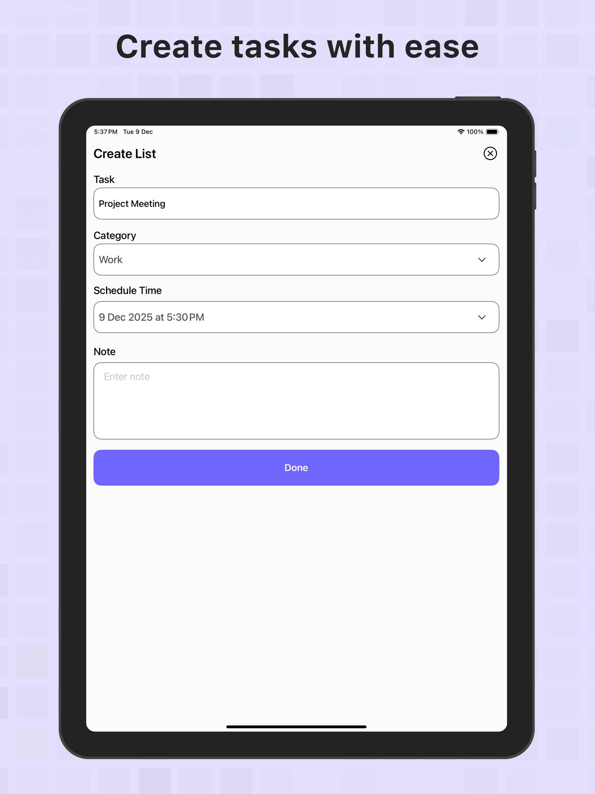 To-Do List - Schedule Planner