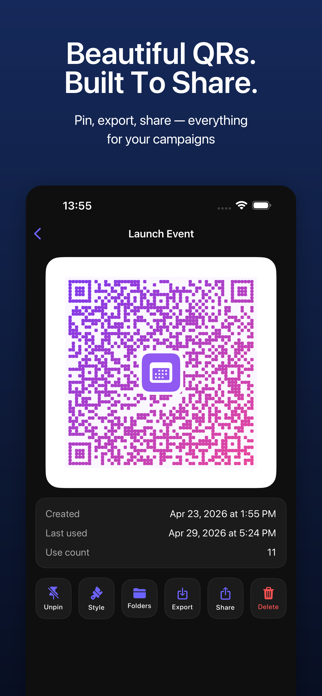 QR Code Generator & Scanner ϟ Screenshot 1 of 7