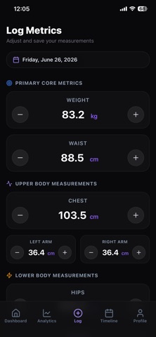 BodyForge AI: Body Tracker Screenshot 4 of 7