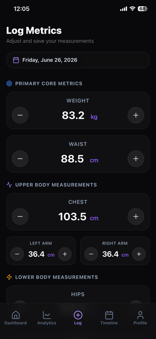BodyForge AI: Body Tracker Screenshot 4 of 7