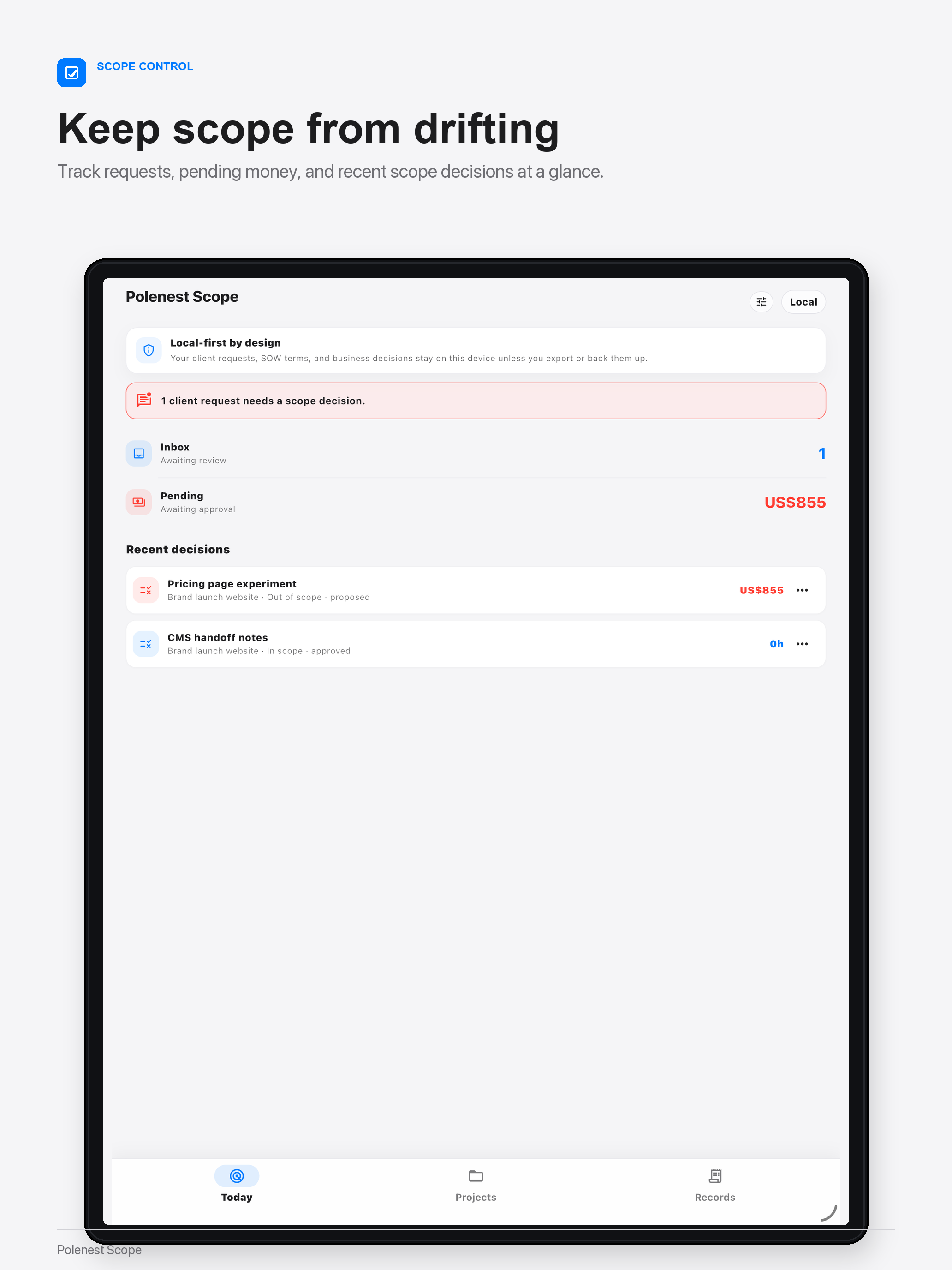 Work Scope Tracker screenshot 4