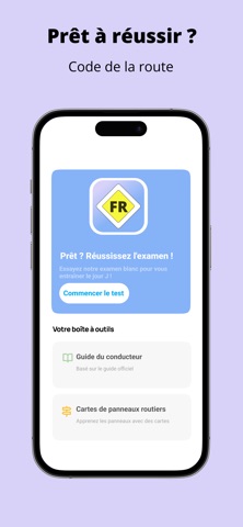 Code de la route + iPhone screenshot