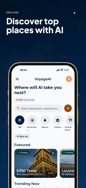 AI Travel Guide - Paris screenshot 1