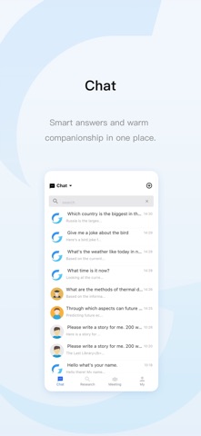 DeepWism-AI Research Assistant iPhone screenshot