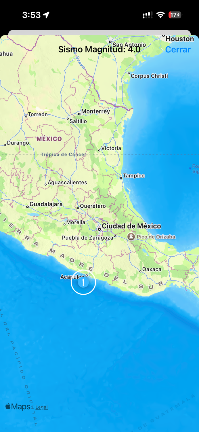 SASNO - Alerta Sísmica