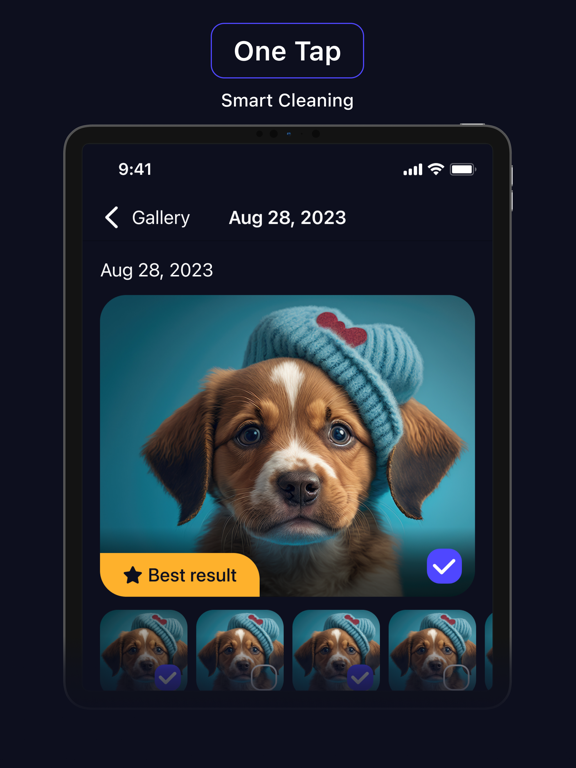 AI Cleaner: Pro Photos iPad screenshot 3 - Utilities app