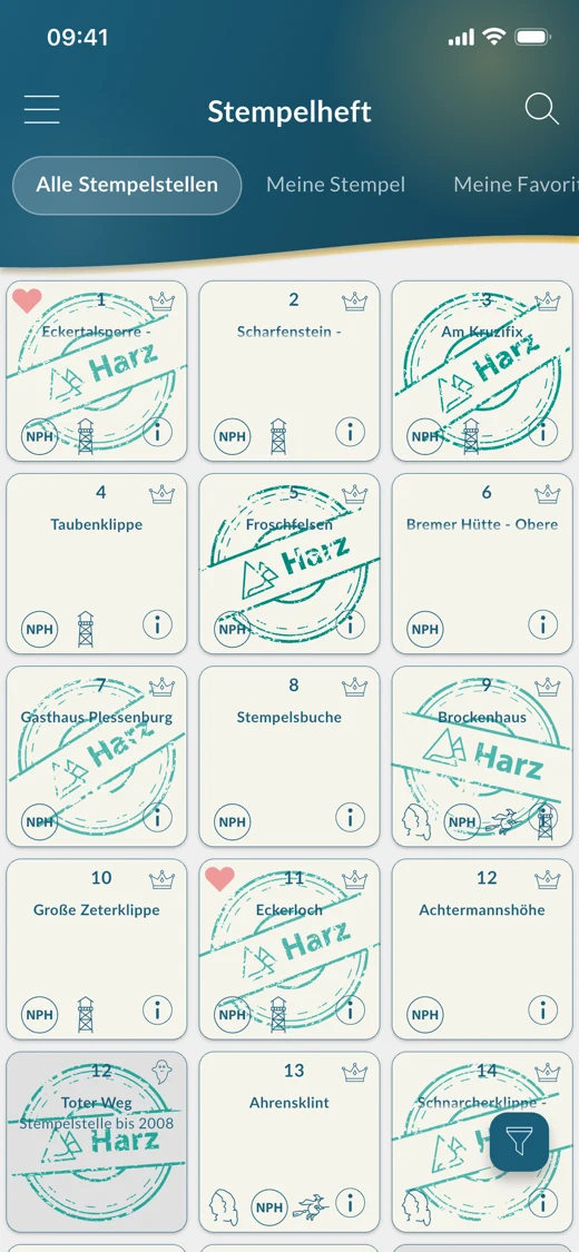 Harz App - mit Stempelheft screenshot 3