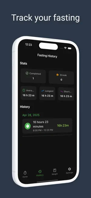 Plainfast: Fasting Tracker screenshot 2
