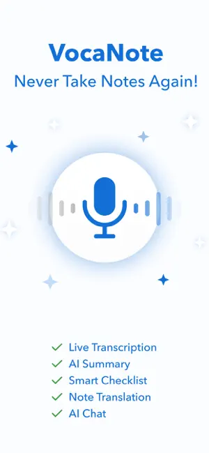 VocaNote Transcribe Audio Live screenshot 1