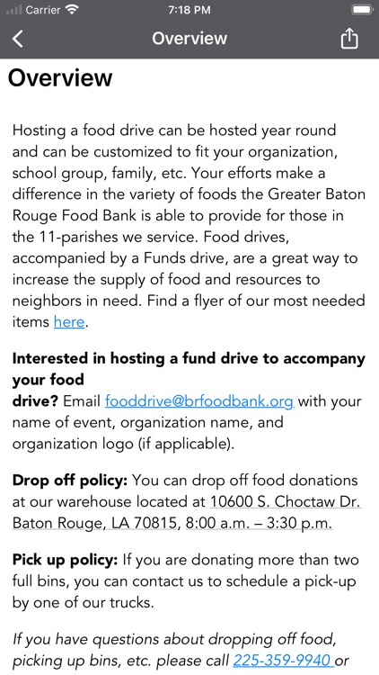 GBR Food Bank