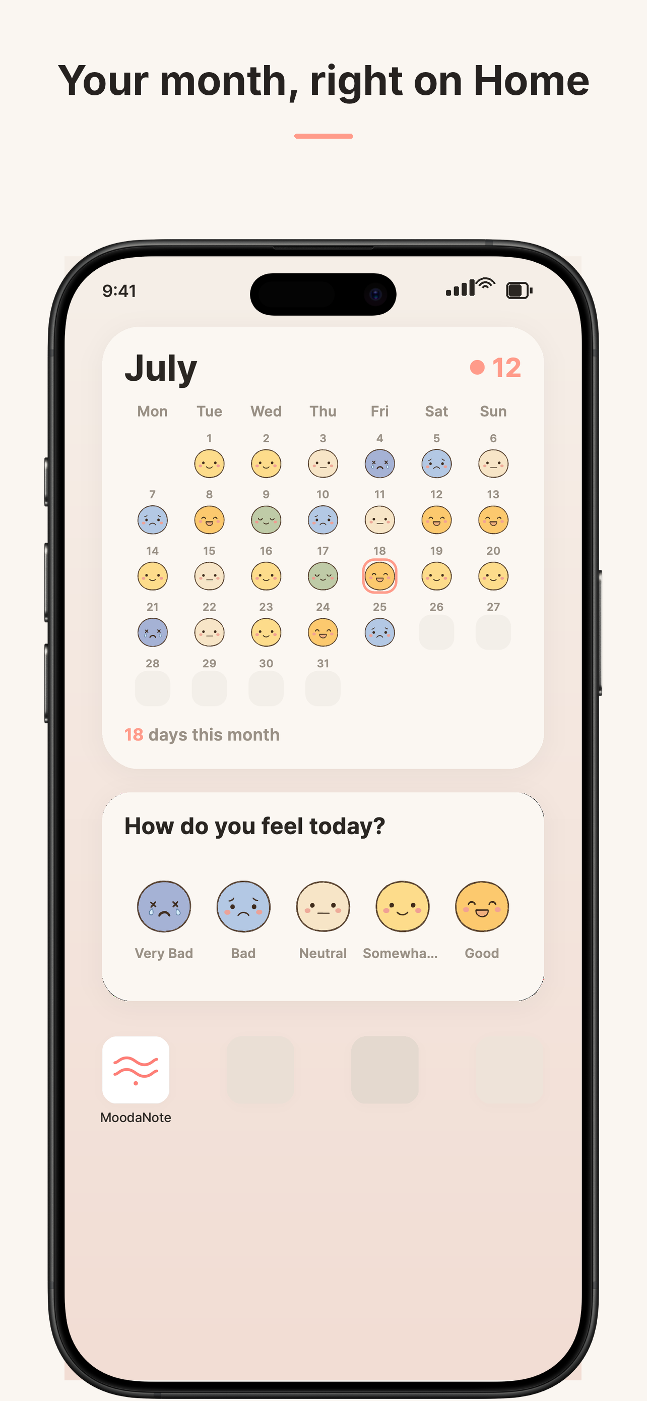 MoodaNote: Mood Journal screenshot 3