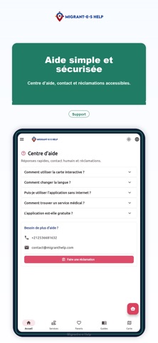 Migrant-e-s Help screenshot