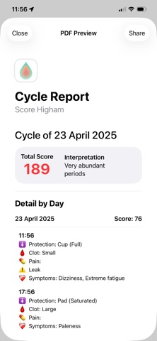 Higham Score screenshot