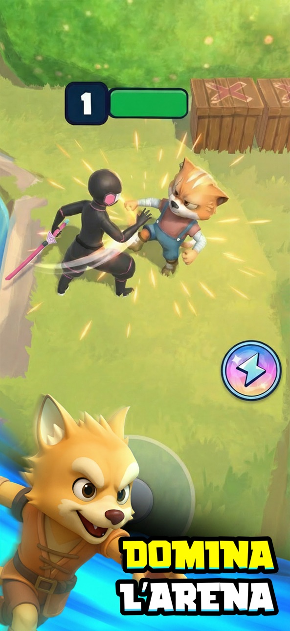 Arcado Battle: MOBA iOS Mod IPA screenshot 2 - iOS game interface