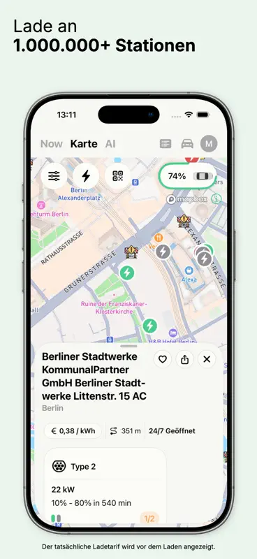 StromNow - Elektroauto laden screenshot 2 of 8