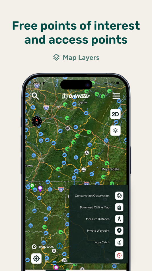 #4. onWater Fish Maps & Forecast (iOS) 由: OnWater, LLC
