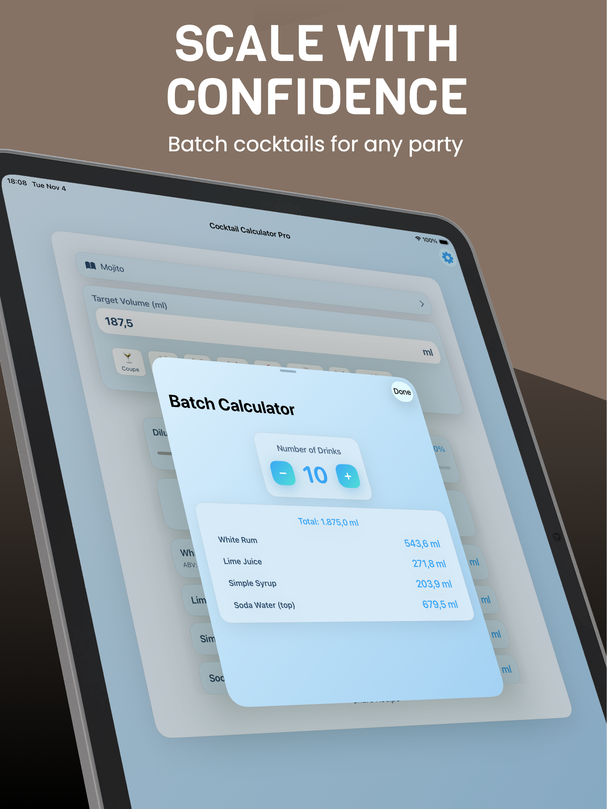 Cocktail Calculator Pro