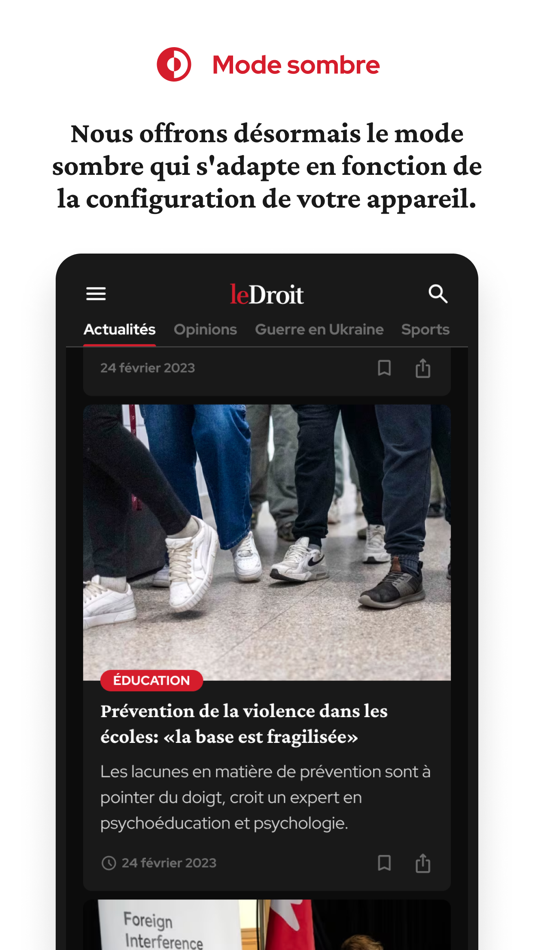 #6. Le Droit (iOS) By: Cooperative nationale de l'information independante, Coop de solidarite