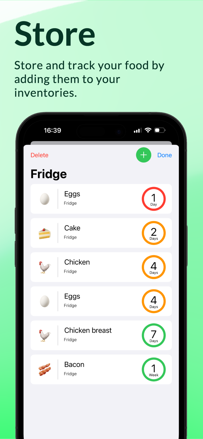 My Food - Inventory Organiser