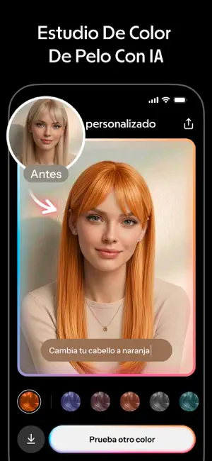 Hairify - Prueba peinados IA iPhone screenshot 2