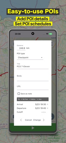 Brevet Map: 离线骑行导航 screenshot