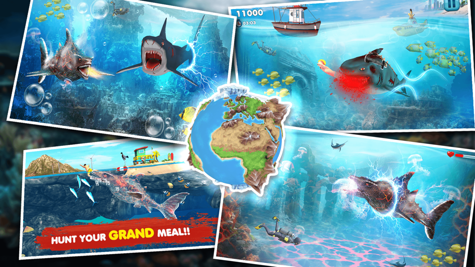 #4. Jaws of the Predators (iOS) 由: Game Bee Studio