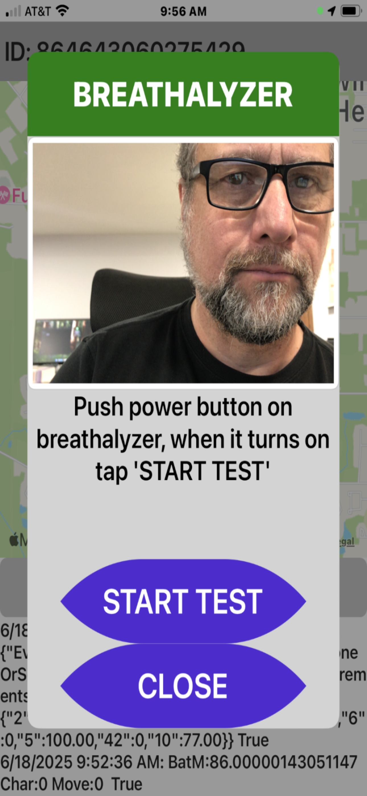 Tamatrac Breathalyzer