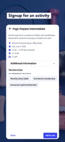 Oxford University Sports screenshot